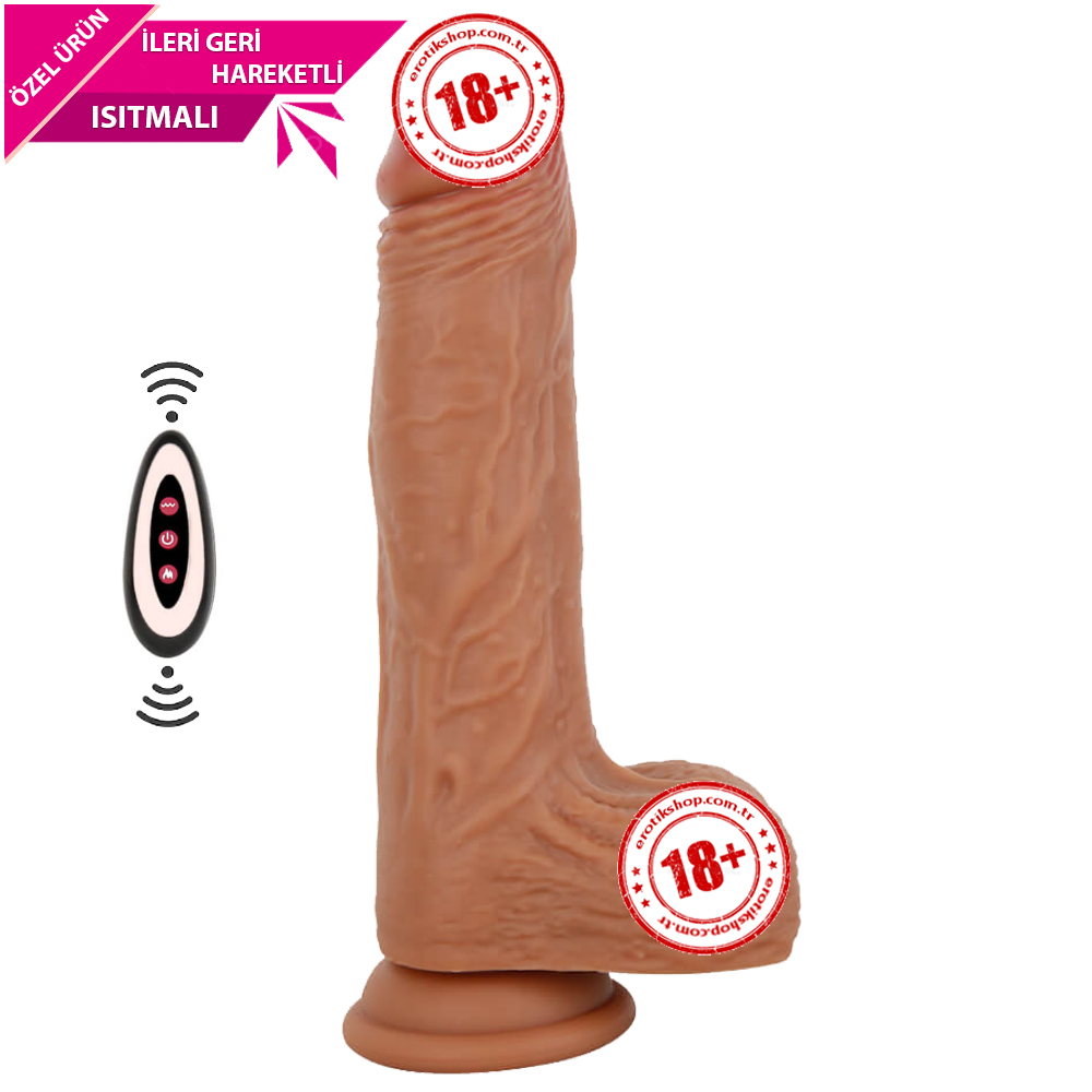 Sexual World Natural Texture İleri Geri Hareketli Penis 21cm | Erotik Shop