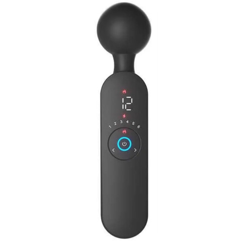 Sexual World Xares Led Ekran Isıtmalı Masaj Wand Vibratör