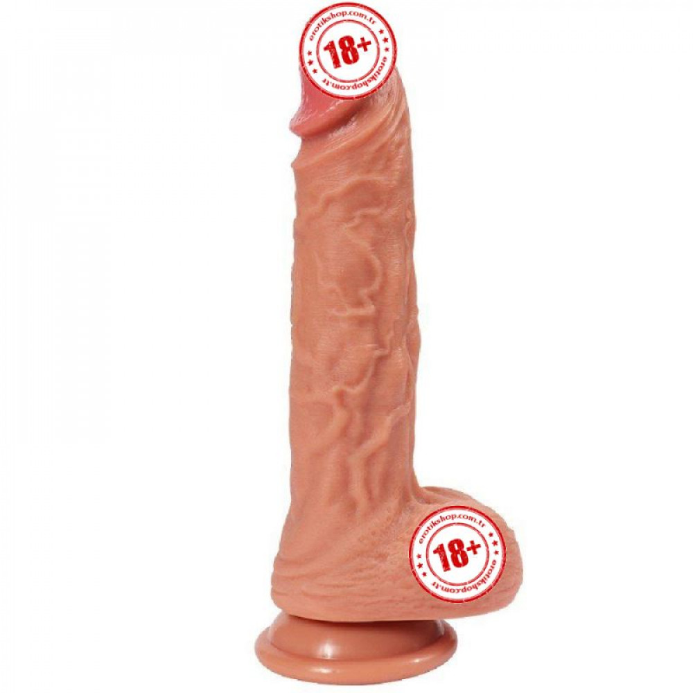 Dildo Series Dilan 22 5 cm Dual Layered Doğal Doku Realistik Penis 