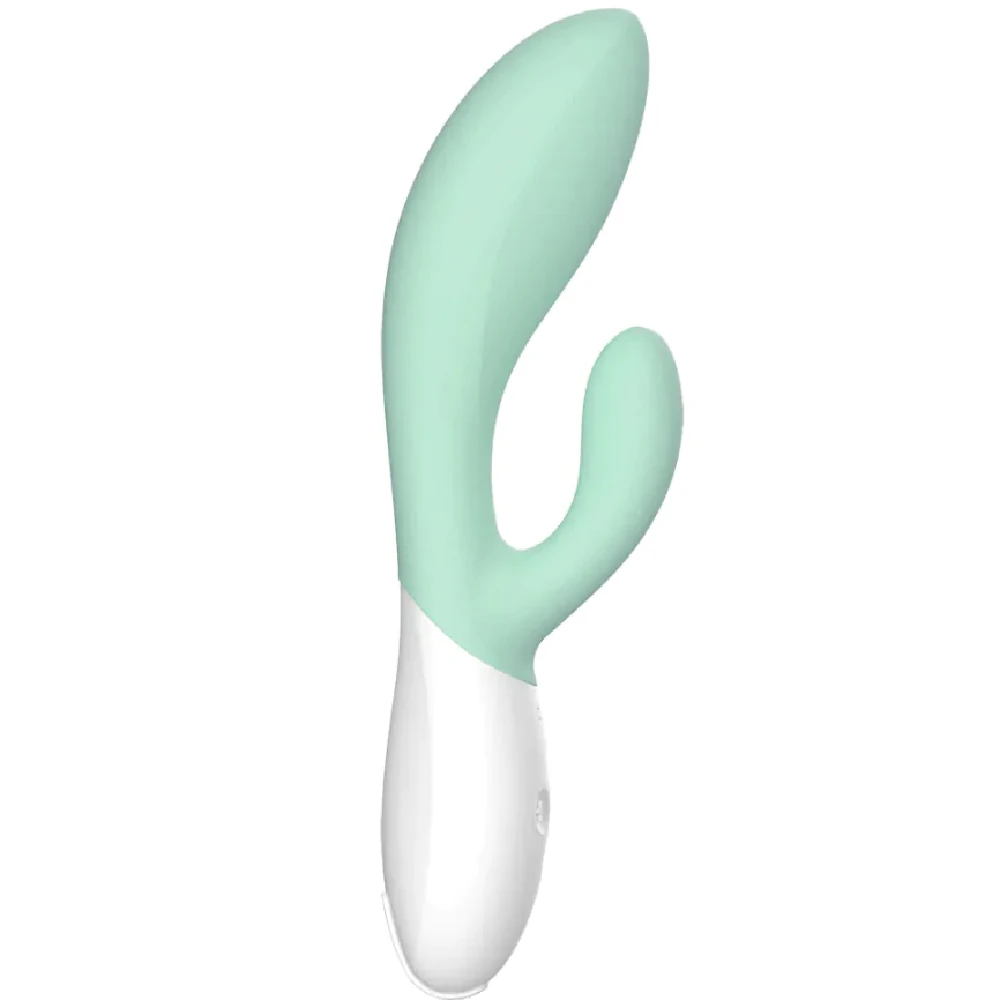 Lelo İna 3 Rechargeable Silicone Rabbit Vibratör-Seafoam | Erotik Shop