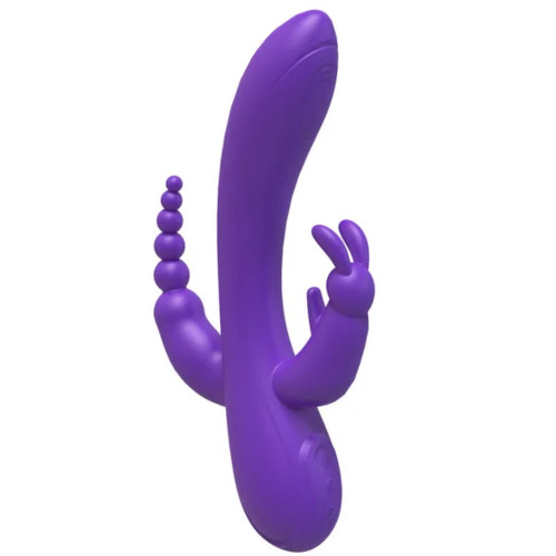 Sexual World Meilisa 3 İn 1 Clitoral Massager Rabbit Vibratör-Purple