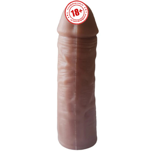 Sexual World Maxx Sleeve Yumuşak Doku Realistik Penis Kılıf-Brown